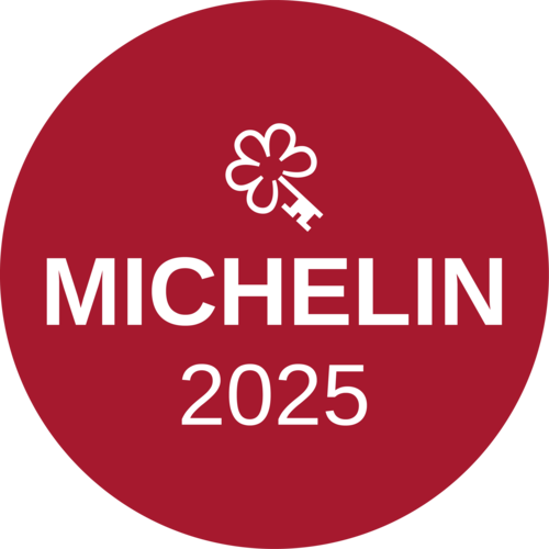 Grafik Michelin Key 2025 Grafik mit Schriftzug 'MICHELIN 2025'
