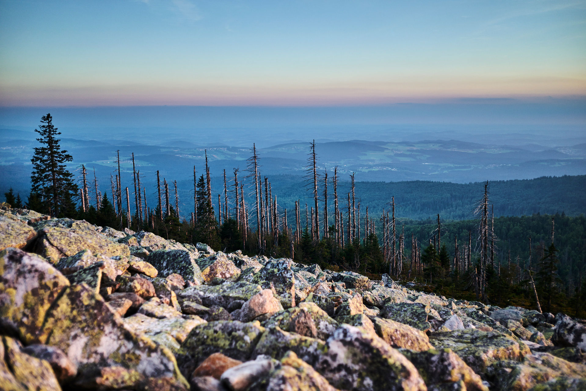 Bayerwald Berge  Nationalpark Bayerischer Wald Wandern