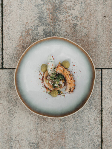 Fleisch mit Gemüse und Kartoffelpüree zum Abendessen des Wellnesshotel Eibl-Brunner Fleisch mit Gemüse und Kartoffelpüree