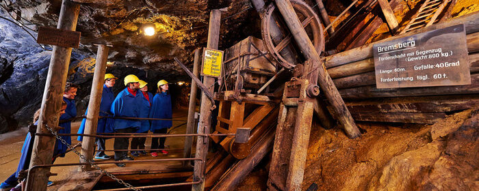 Führung im Besucherbergwerk am Silberberg